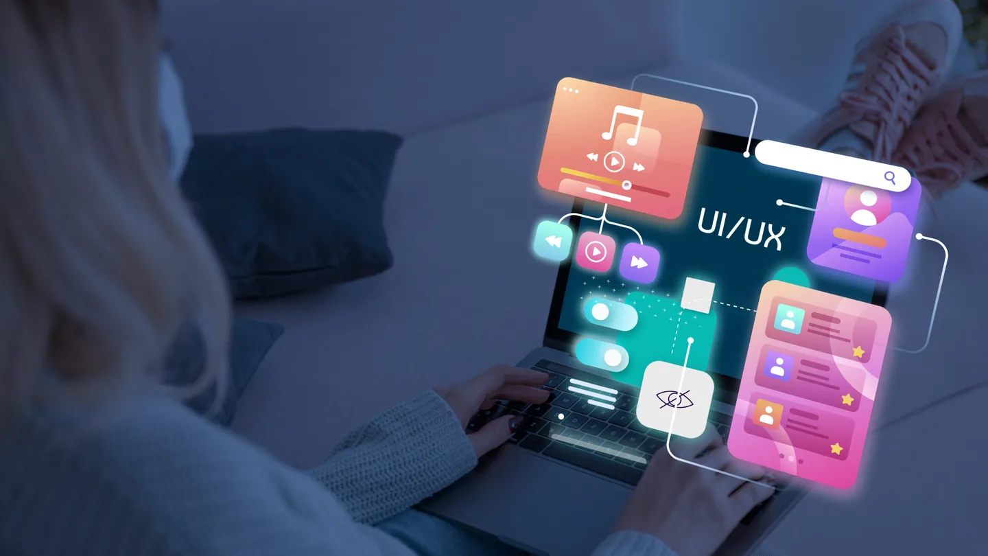 Property website and listing being reviewed on a tablet